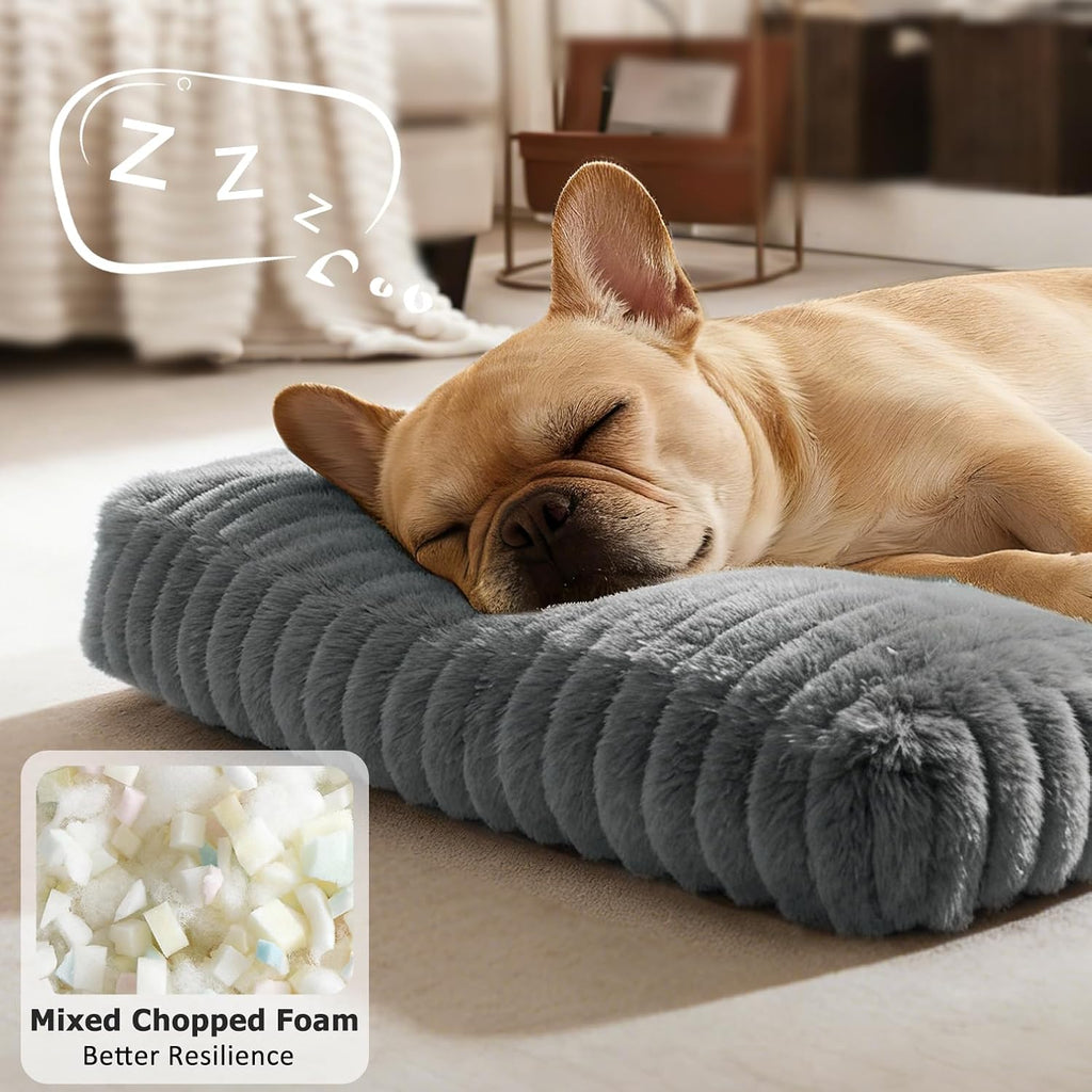 xl dog bed, flat pet beds with removable, close-up detail