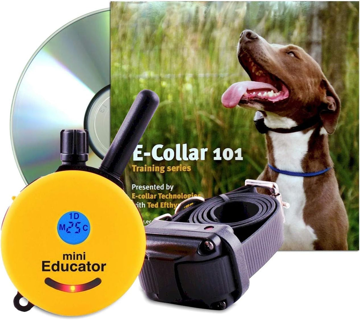 e-collar educator et-300-tv remote dog training collar, yellow, main product view