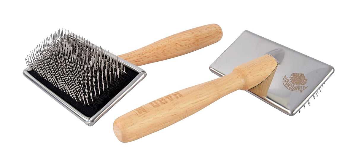 furzone wooden slicker brush - stainless steel hard, main product view
