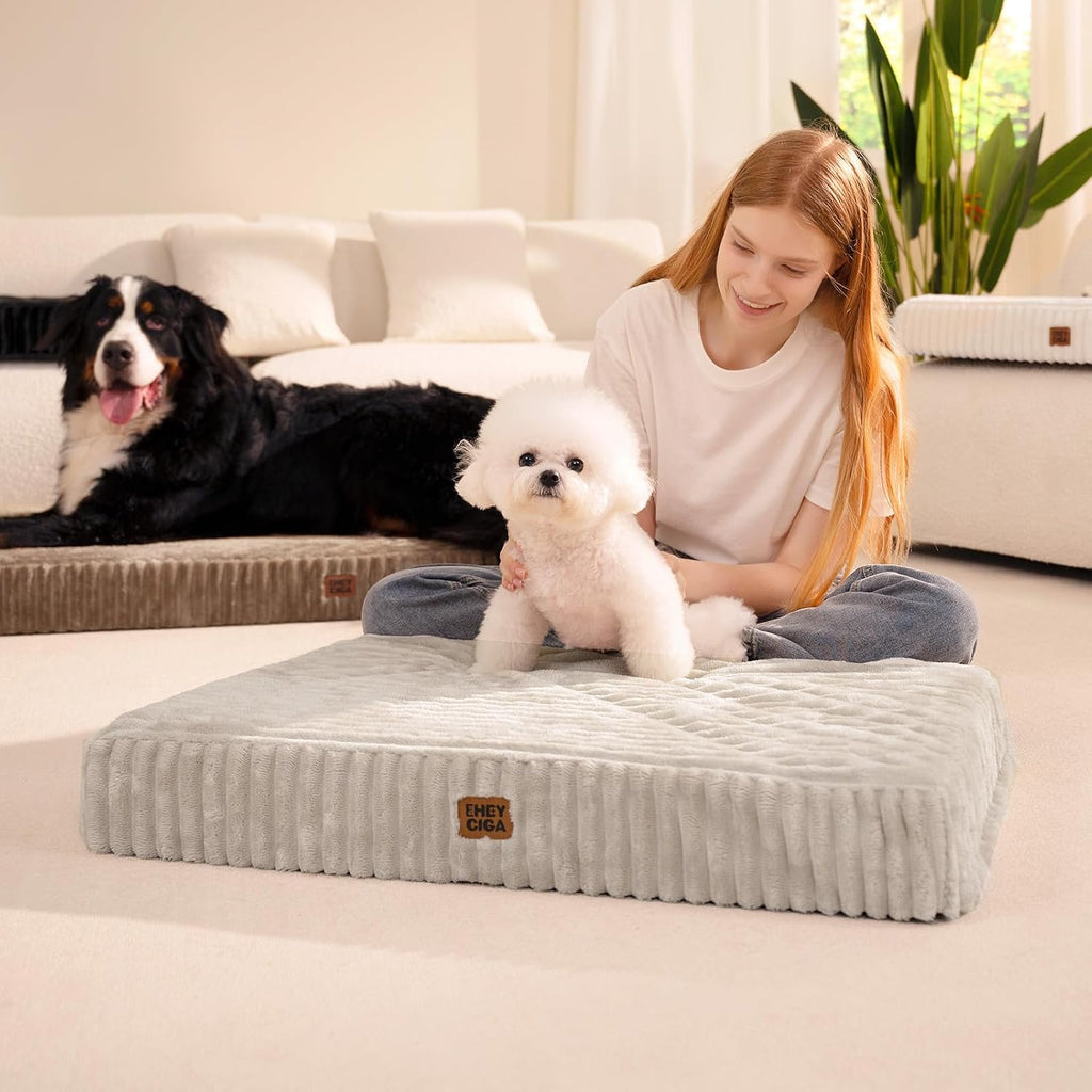 eheyciga orthopedic xxl dog bed 47"x29" extra large, view 9
