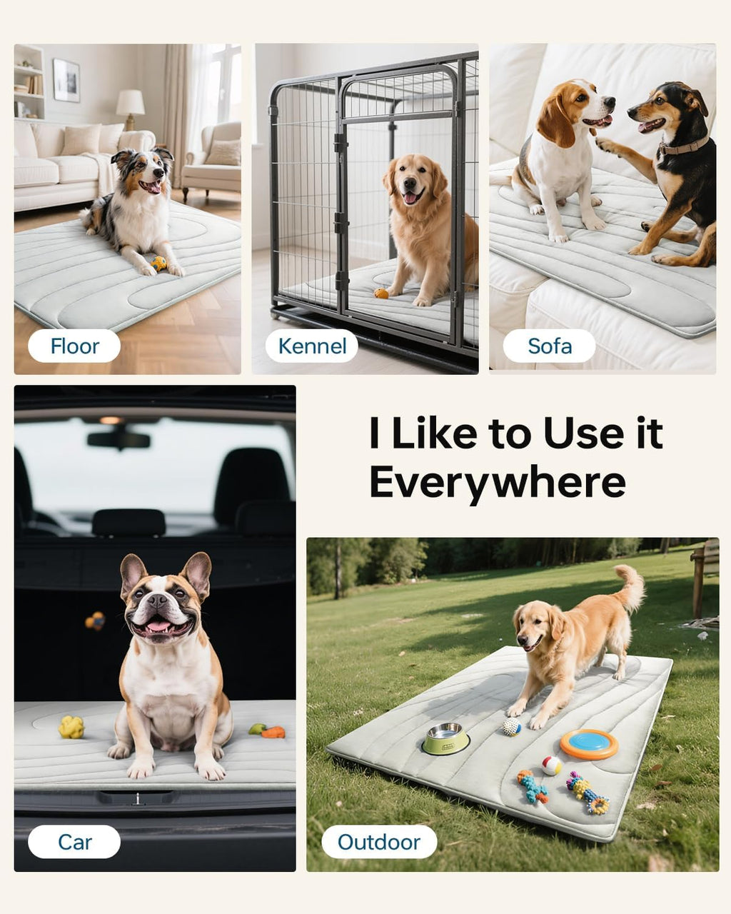 cooling mat for dogs, 48" x 28" washable on a desk or shelf