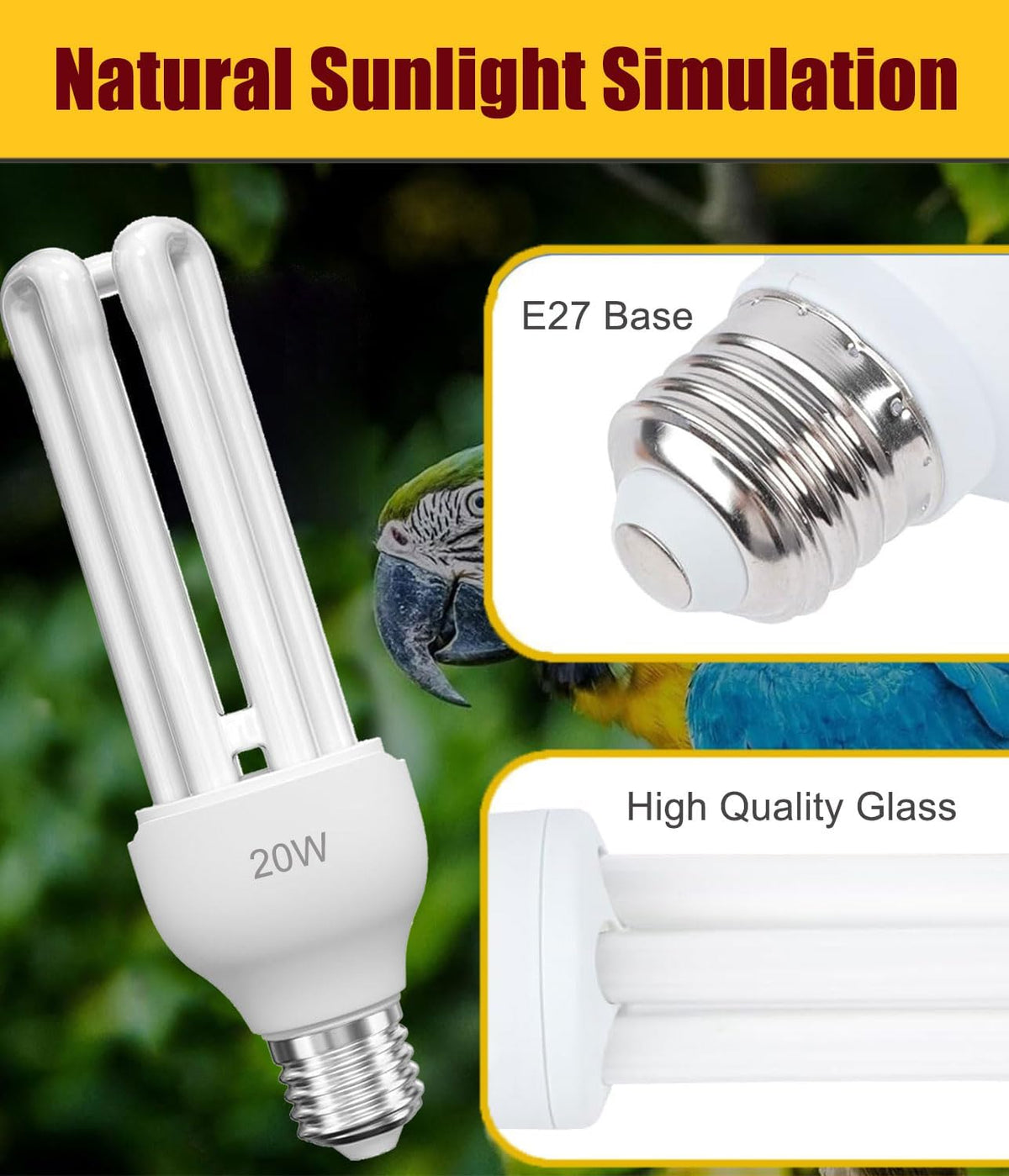 kingyeenuo bird cage light fixture combo kit, clip showing dimensions