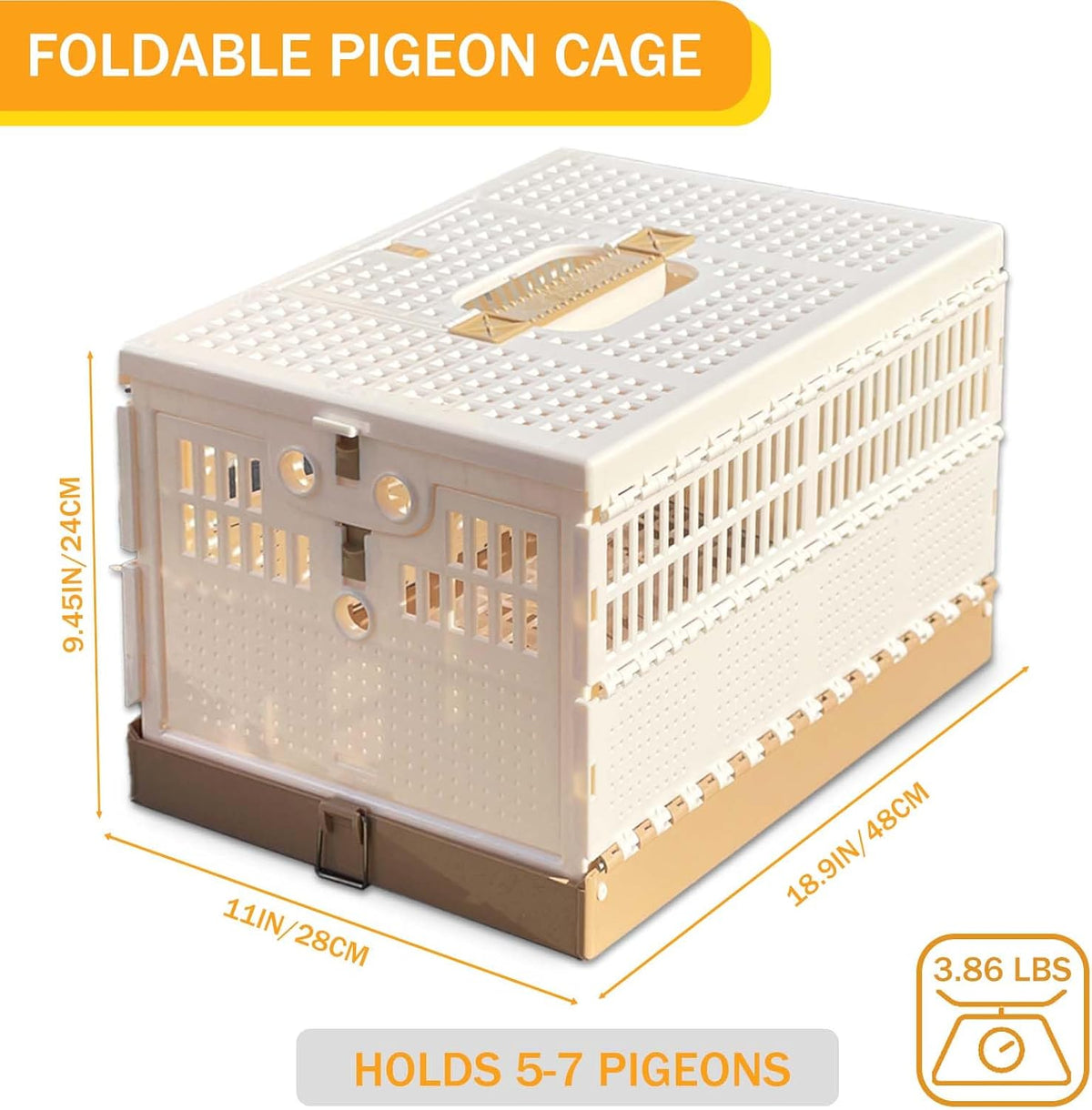 folding bird cage pigeons travel cage training cage shown in use