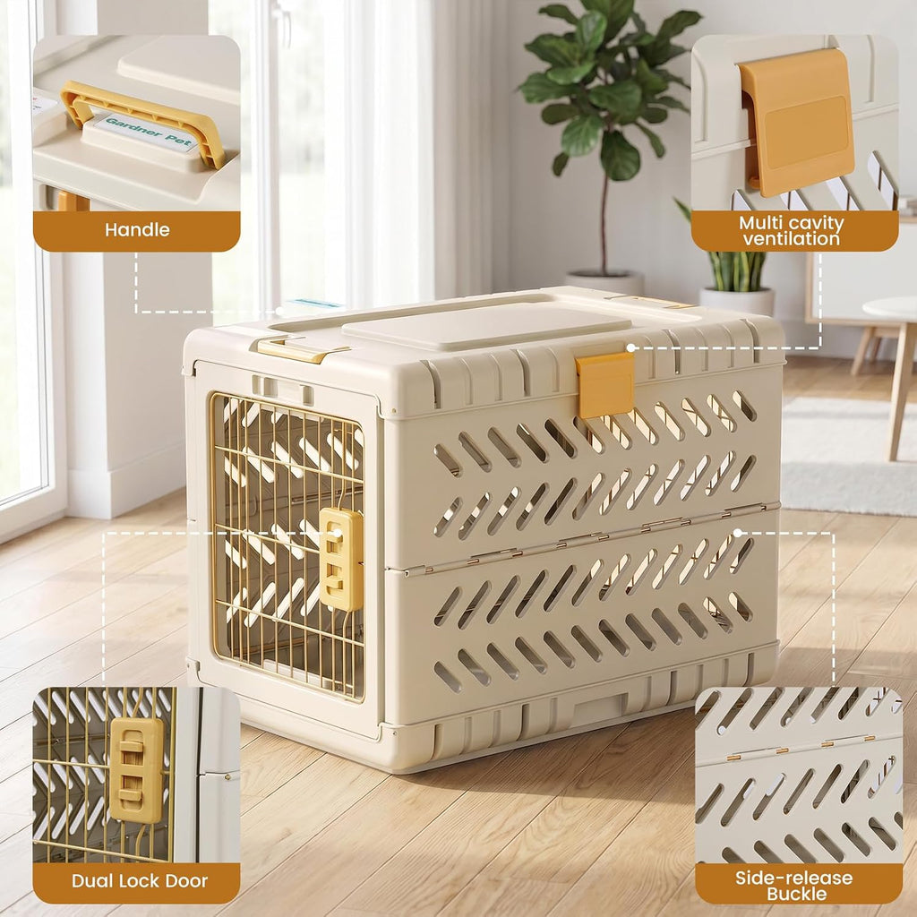 collapsible dog crate for large/medium dogs - 36", side view