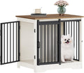 hzuaneri 27.2 in s dog crate furniture indoor, main product view