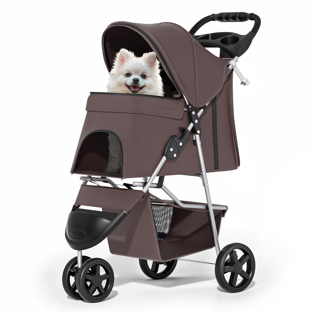 monibloom pet stroller for small/medium dogs and cats, main product view