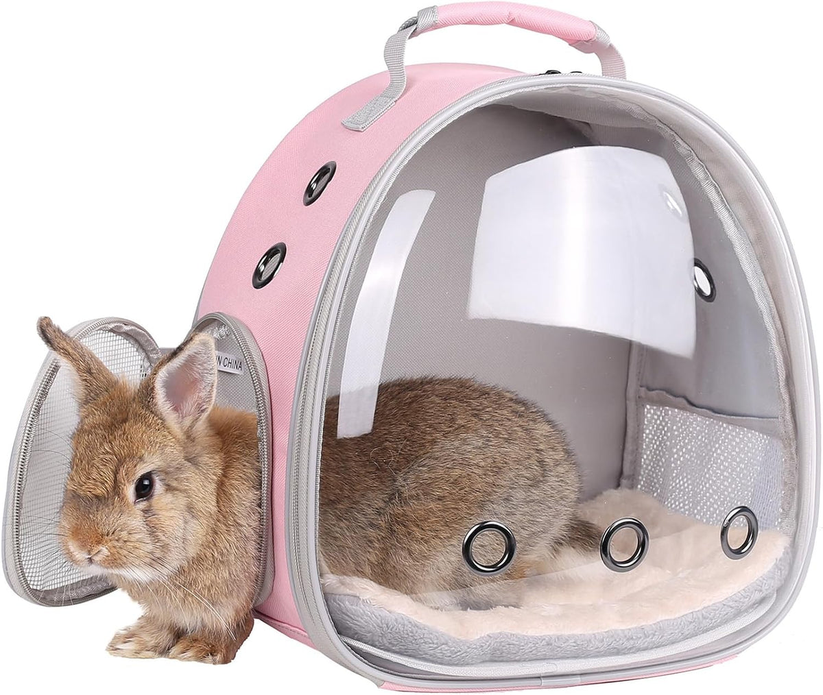 portable small animal backpack travel breathable pet carrier, main product view