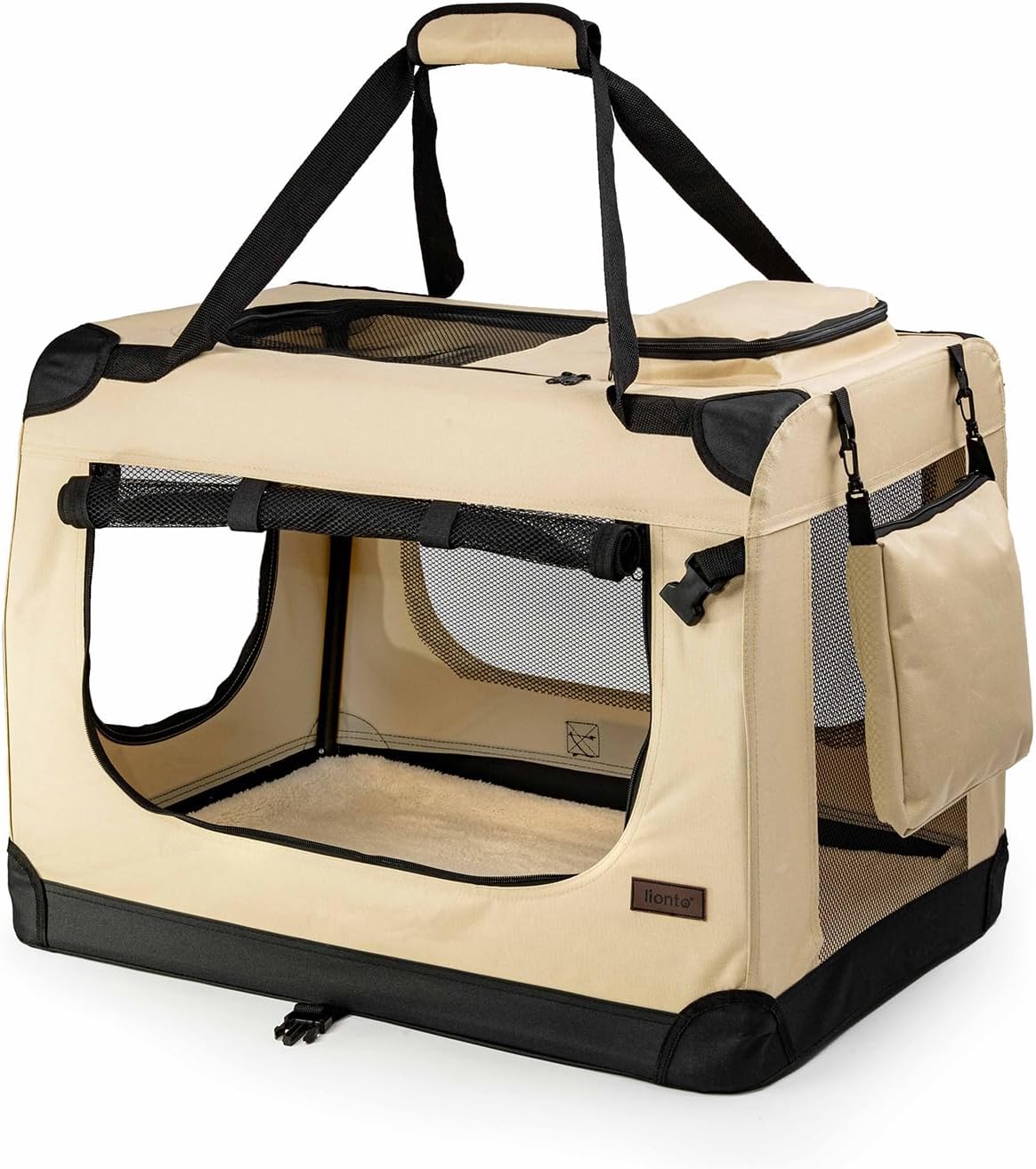 lionto dog transport box foldable for travel &, main product view