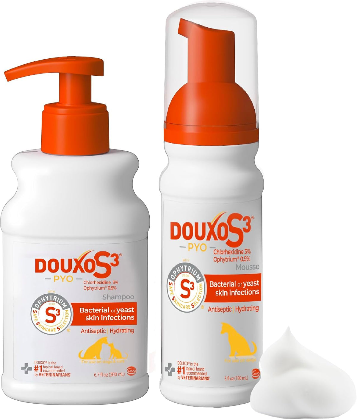 douxo s3 pyo chlorhexidine shampoo (6.7 oz) &, main product view