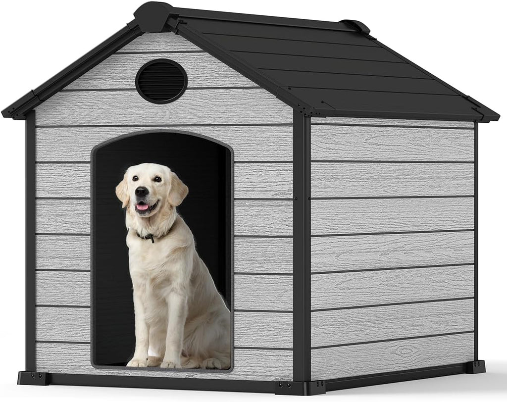 ehhly 57" extra large dog house outdoor,durable resin, main product view