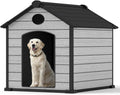 ehhly 57" extra large dog house outdoor,durable resin, main product view