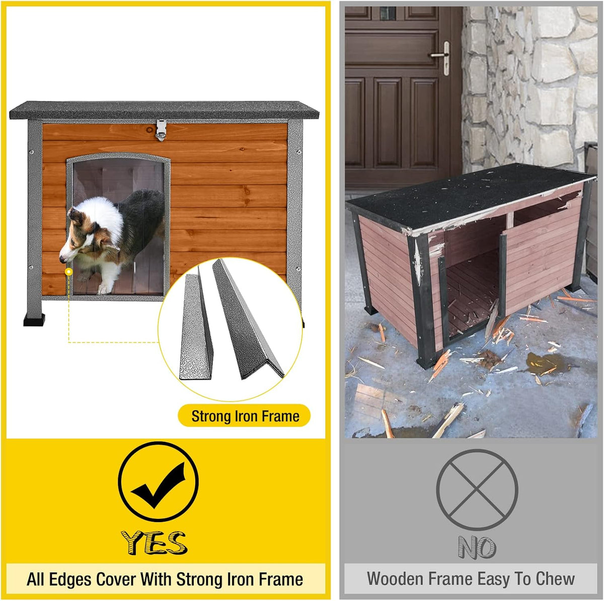 aivituvin heated dog house outdoor with heating pad, package contents