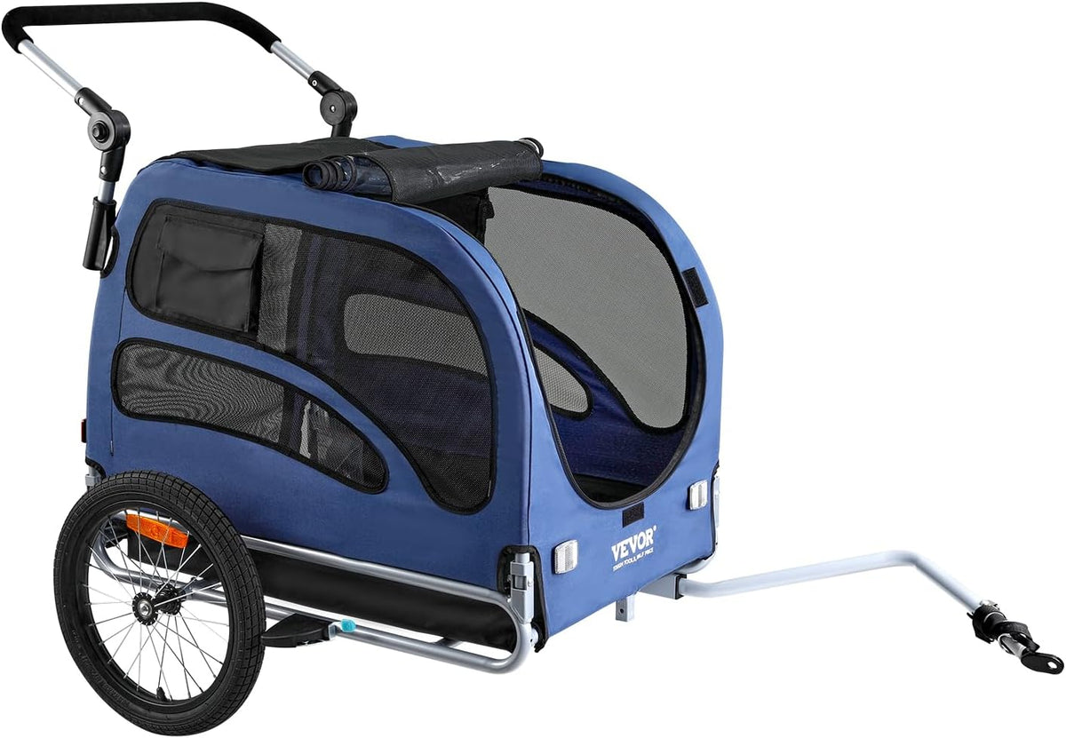 vevor dog bike trailer, supports up to 66/88/100, view 10