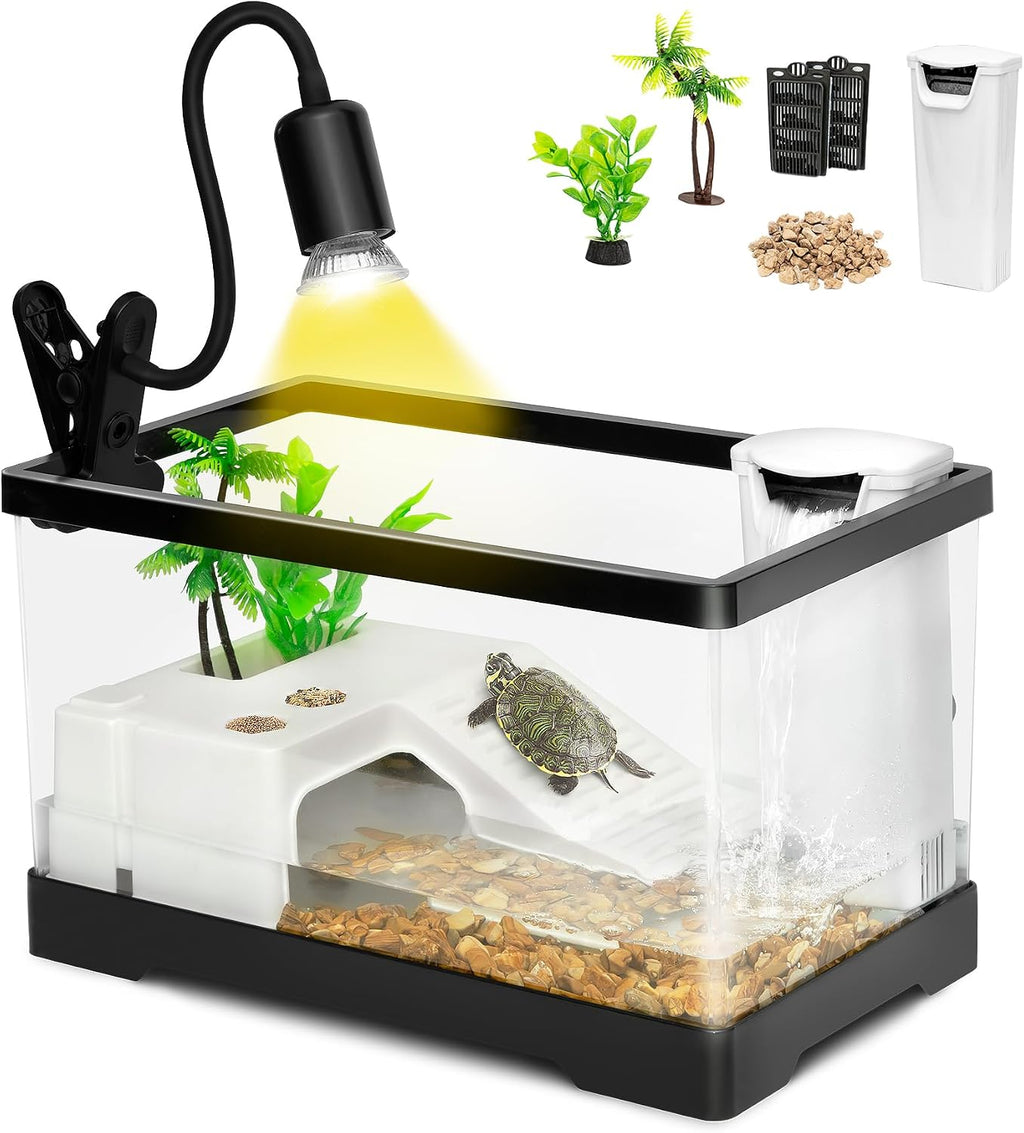 azv all-in-one baby turtle tank starter kit, 4.6, main product view