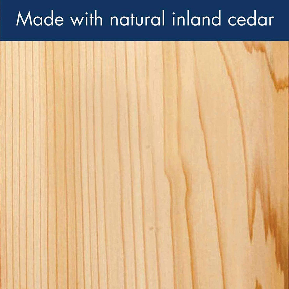 woodlink deluxe cedar wood hanging bird feeder with, side view