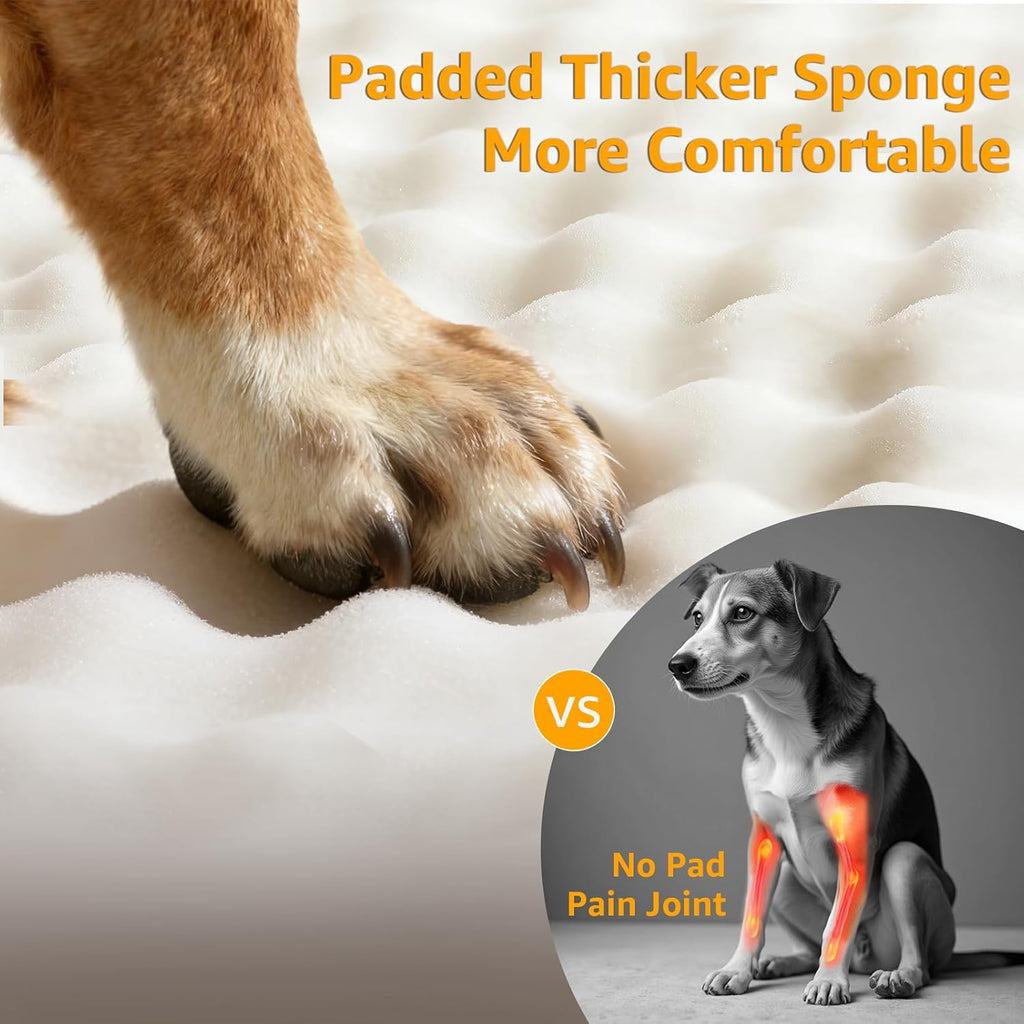 peticon large dog car seat, back seat extender, close-up detail