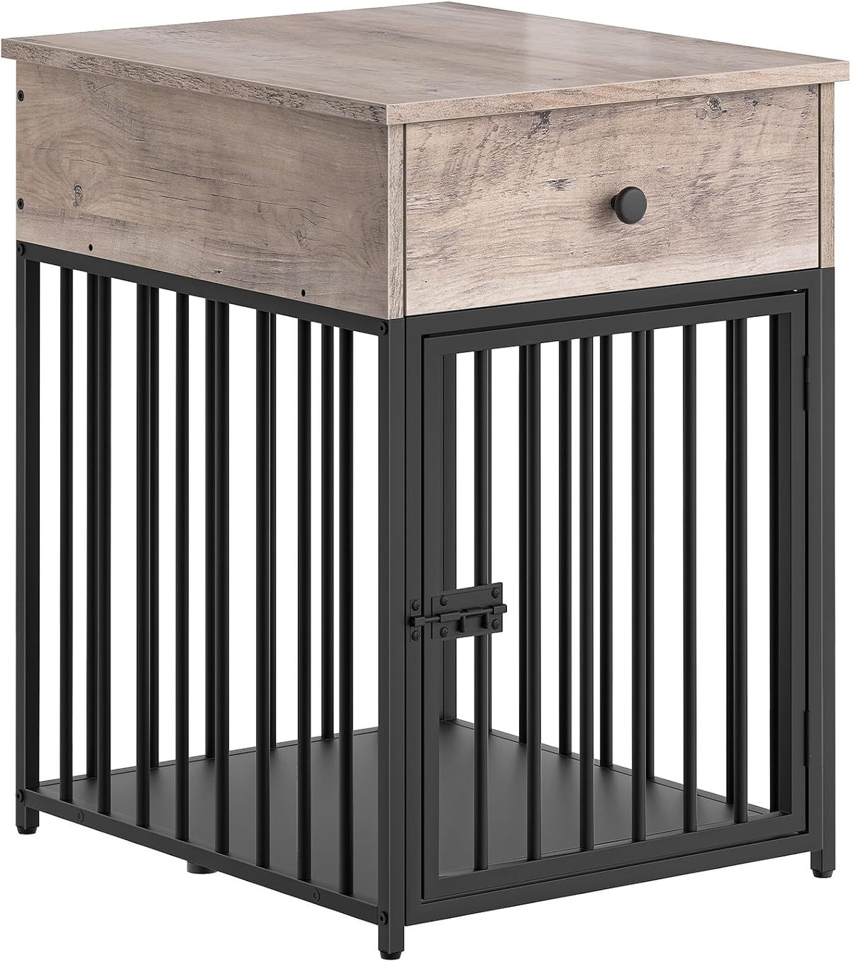 hoobro dog crate furniture, wooden dog house, decorative, view 9