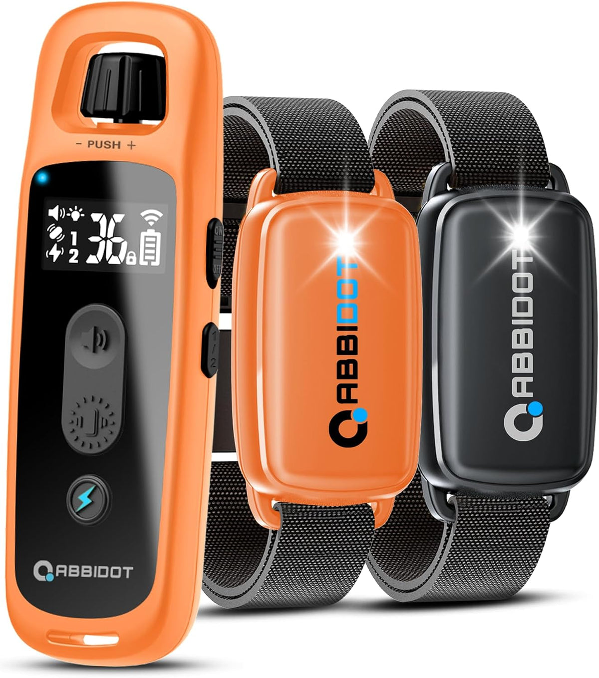 abbidot shock collar for 2 dogs, 3300 ft, main product view