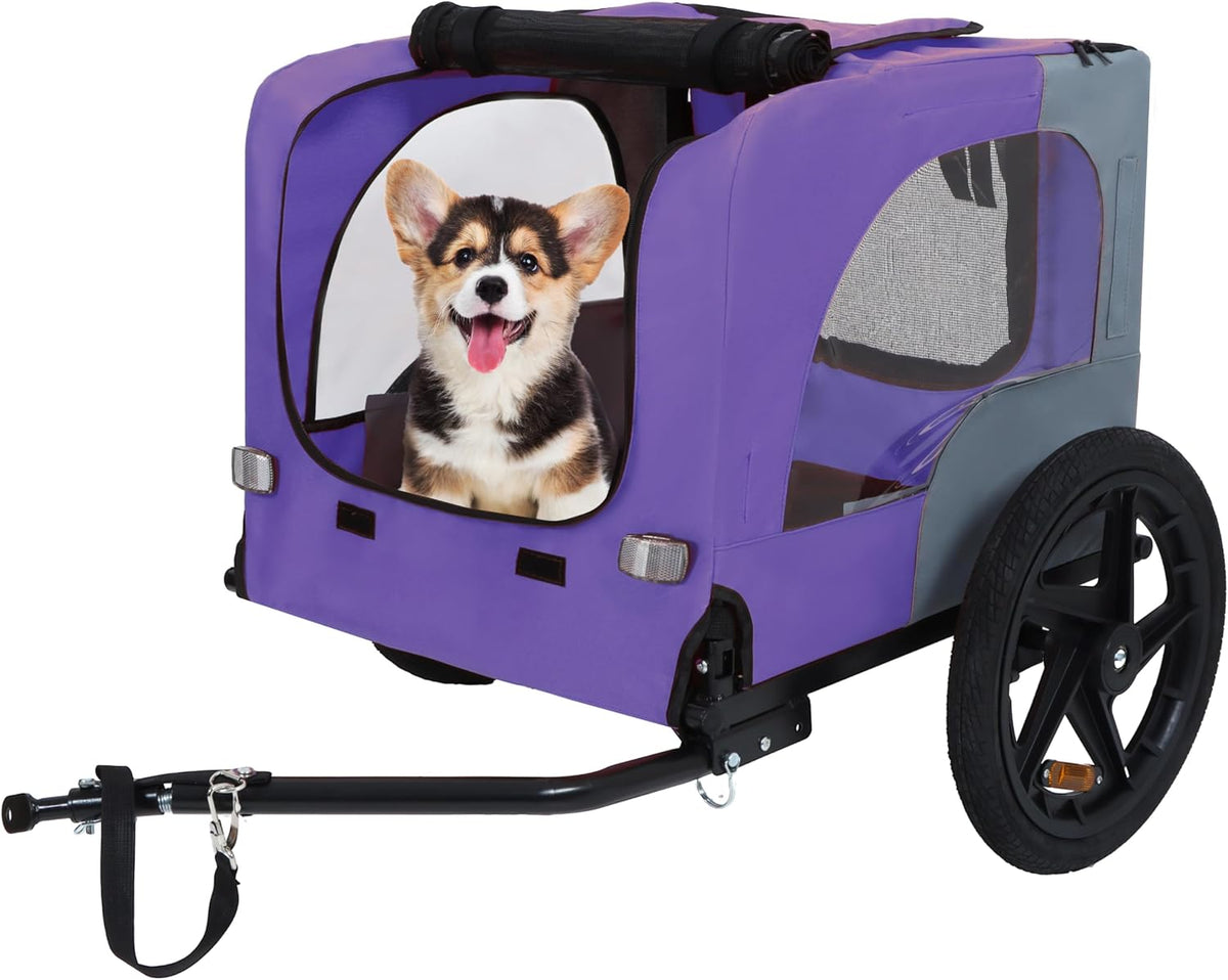 heavy duty dog bike trailer with 16" all-terrain, main product view