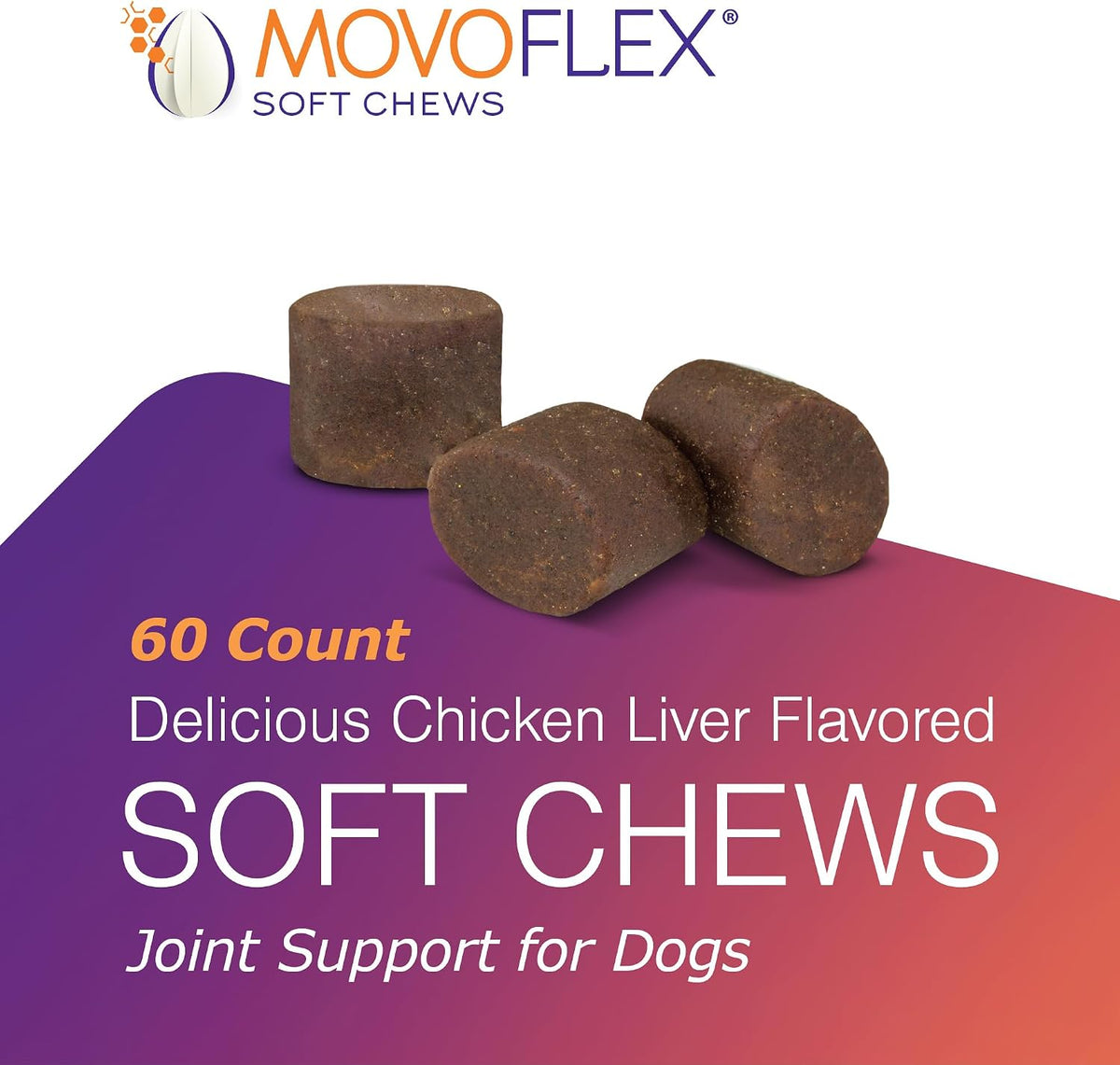 movoflex soft chew hip & joint supplement for shown in use