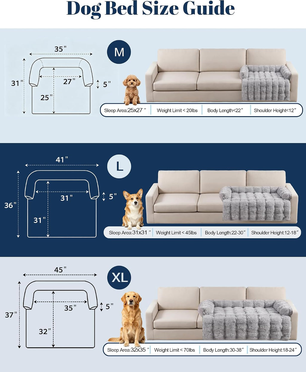 calming dog bed/mat for couch,faux rabbit fur pet, package contents