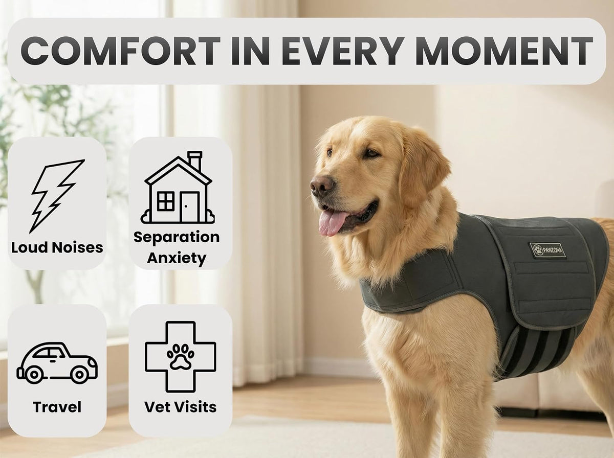 dog anxiety vest – calming vest & compression, package contents