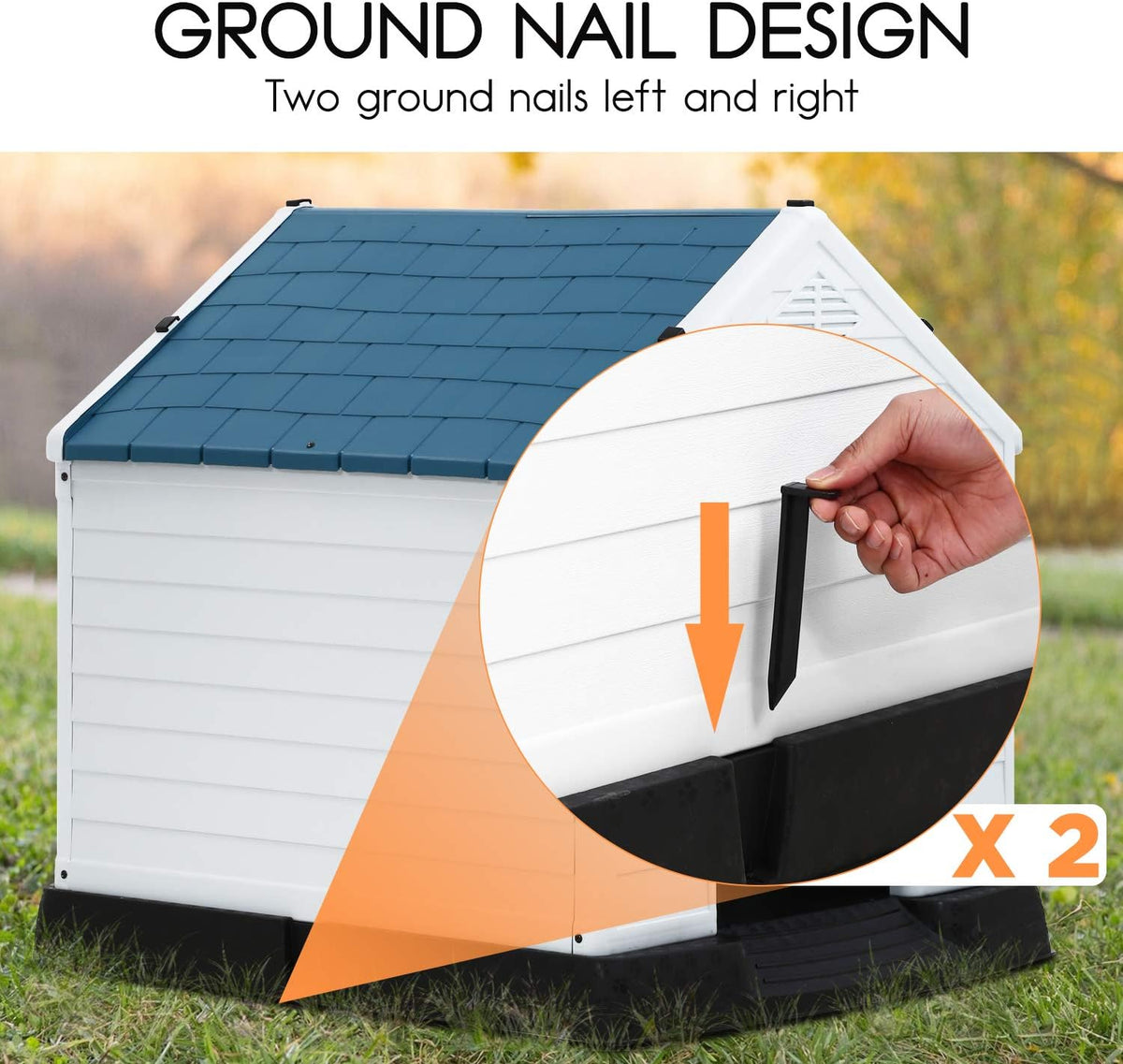 bestpet dog house indoor outdoor insulated kennel durable shown in use