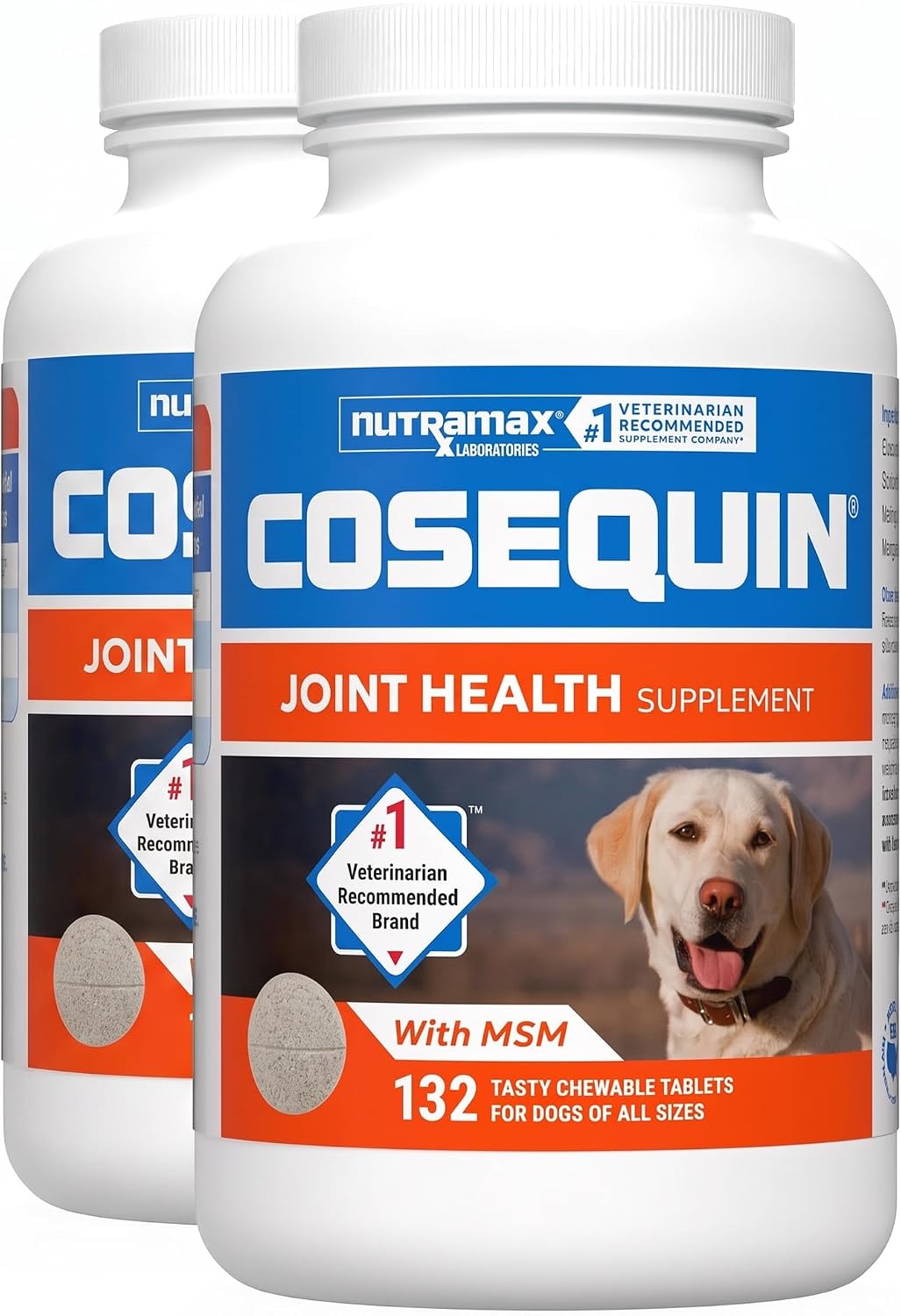 nutramax cosequin for dogs joint health supplement, contains, main product view