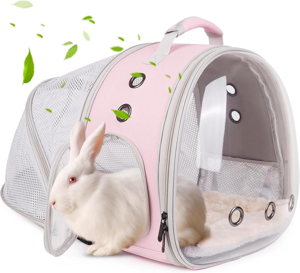 back expandable backpack for small animals, portable travel, main product view