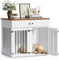 timhaka 41" dog crate furniture, heavy duty dog, main product view