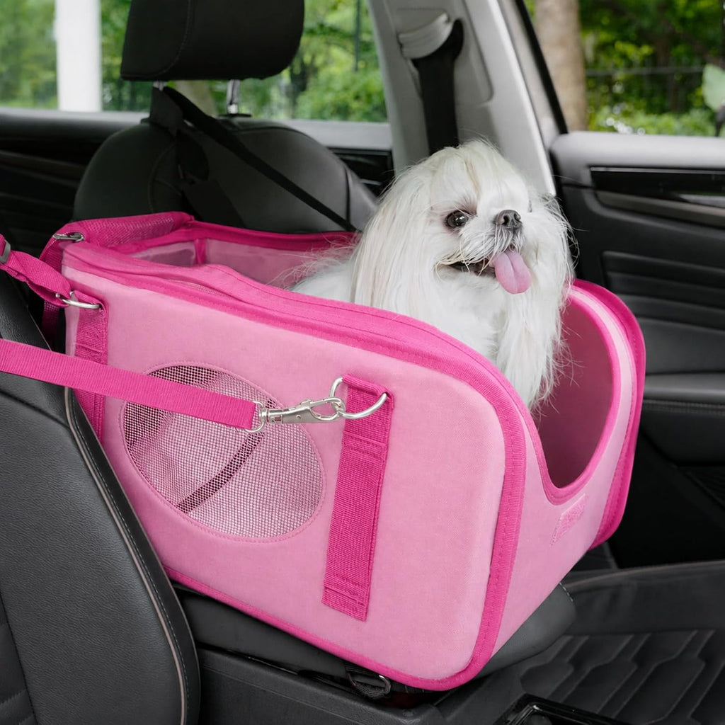 center console dog car seat for small dogs, main product view
