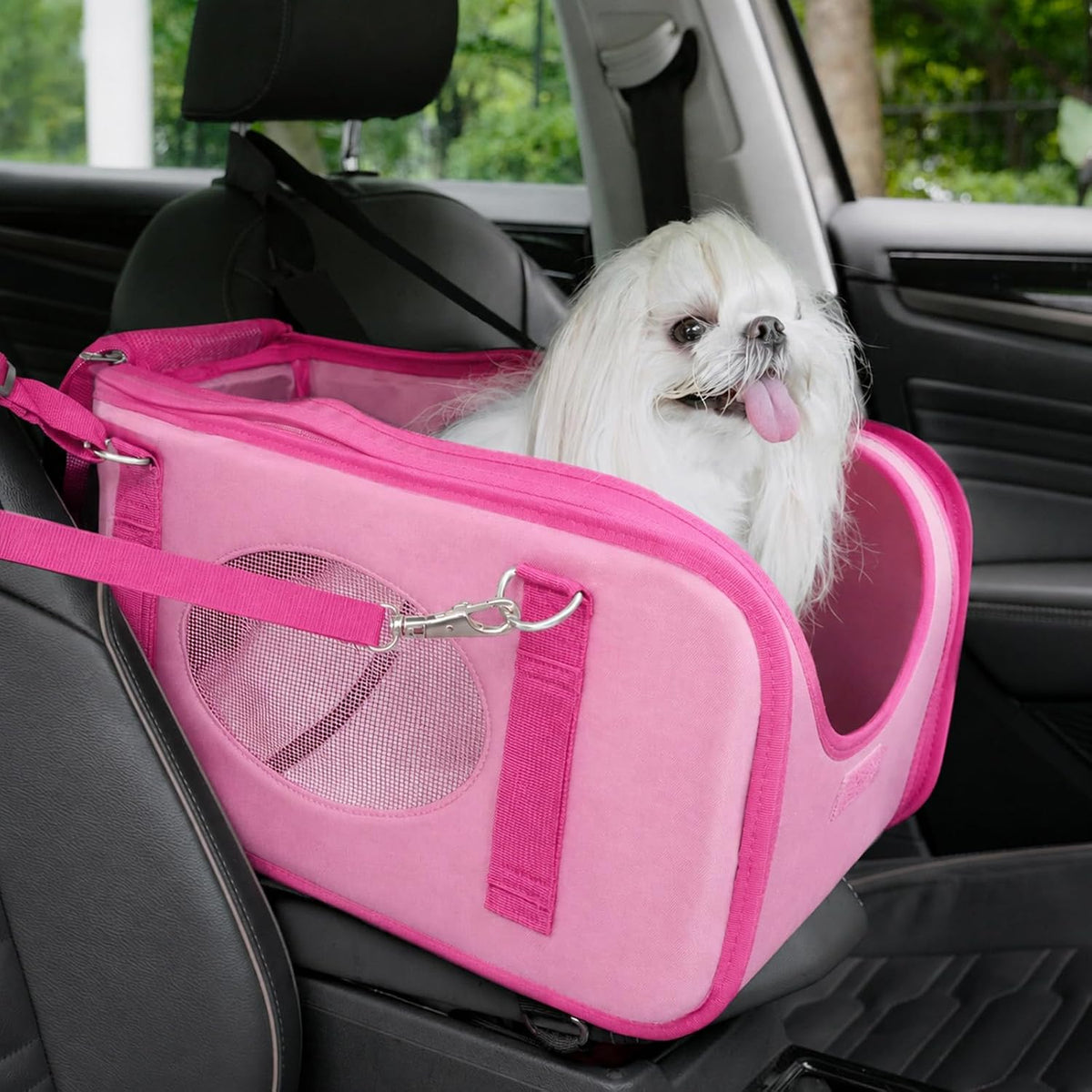 center console dog car seat for small dogs, main product view