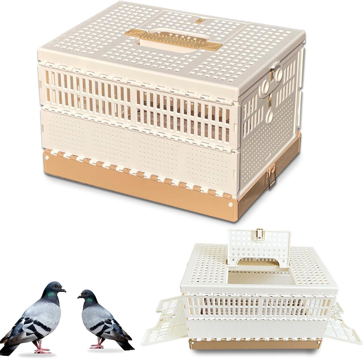 folding bird cage pigeons travel cage training cage, main product view