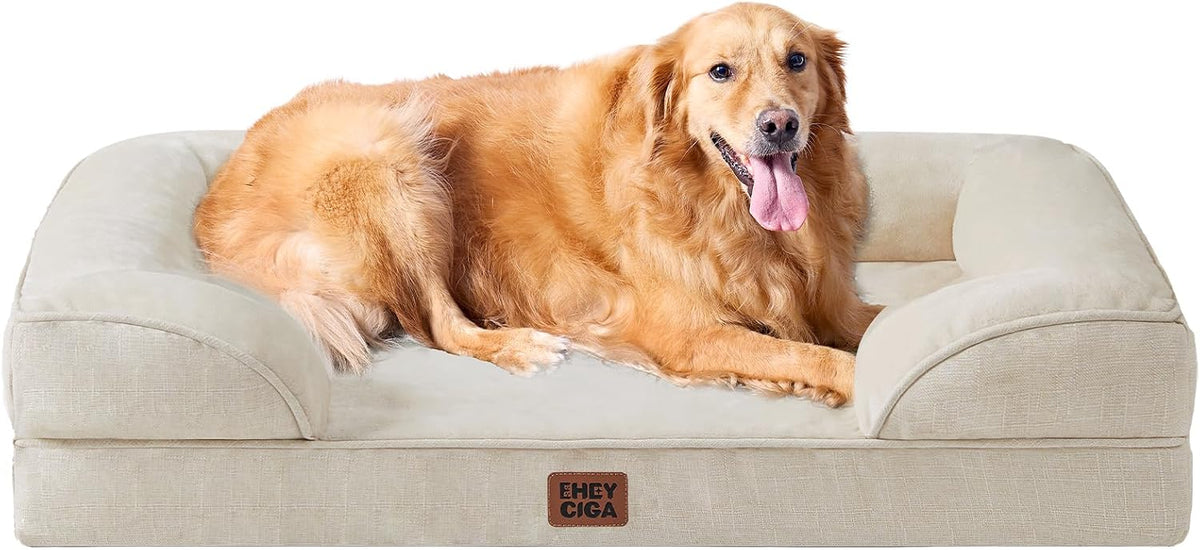 eheyciga orthopedic extra large dog bed, waterproof washable, main product view