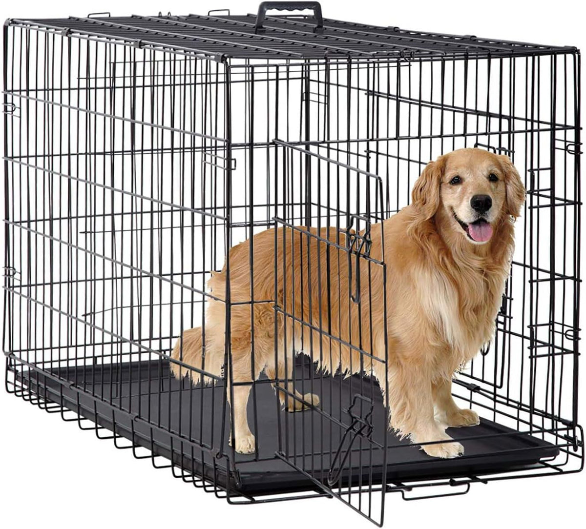 bestpet | dog crate | 48" | black, main product view