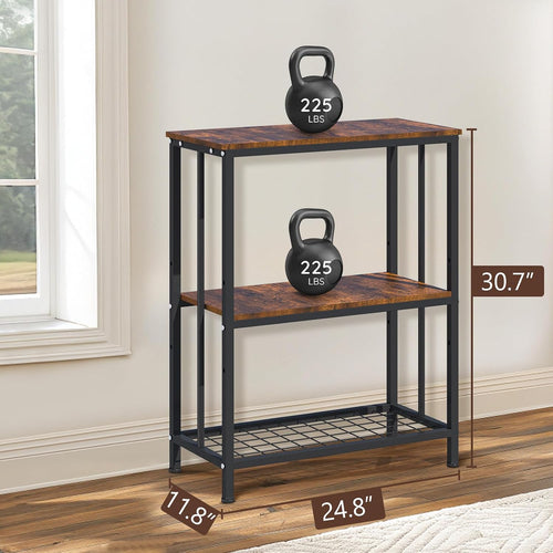 10-20 gallon fish tank stand, 3-tier metal 20 shown in use