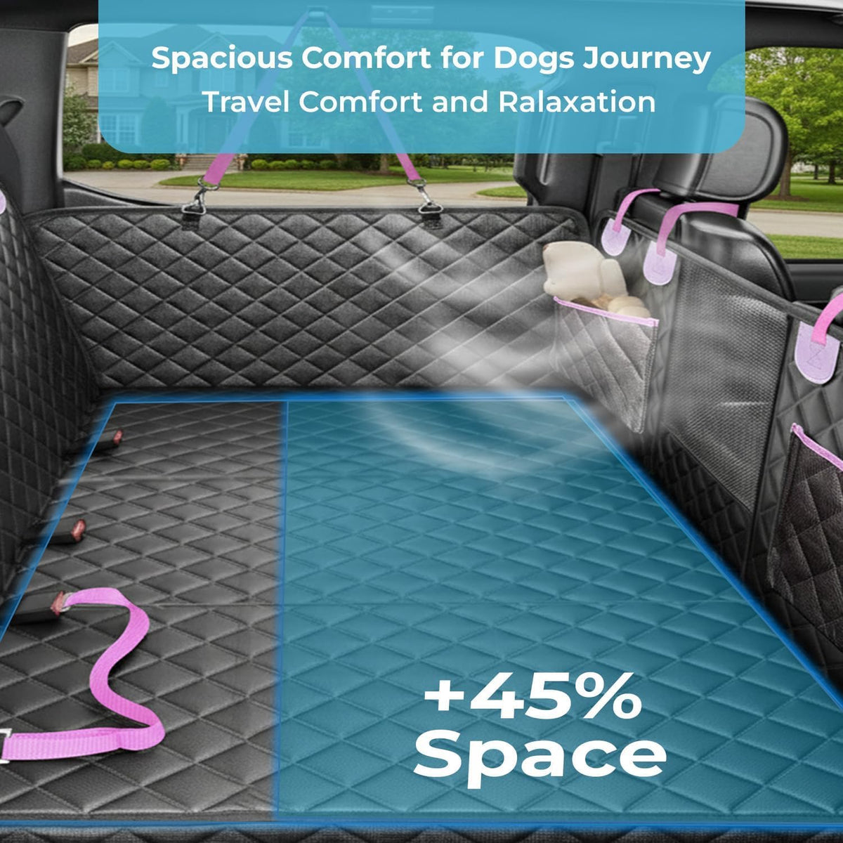 world trip 2.0 dog car seat cover for on a desk or shelf