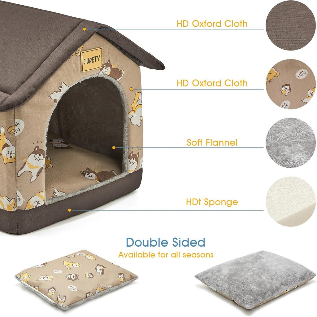 dog house indoor, m size indoor dog house shown in use