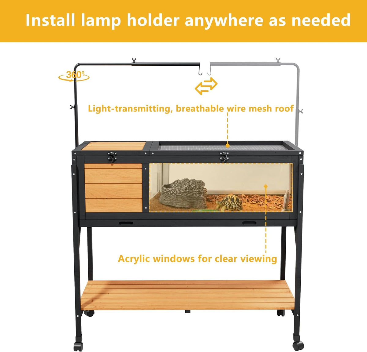 tortoise habitat turtle enclosure wooden tortoise house indoor showing dimensions