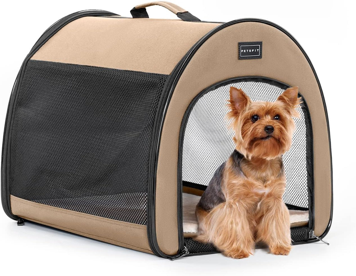 petsfit portable dog crate, travel dog crate, main product view