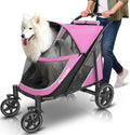 petbobi dog stroller for large medium dogs up, main product view