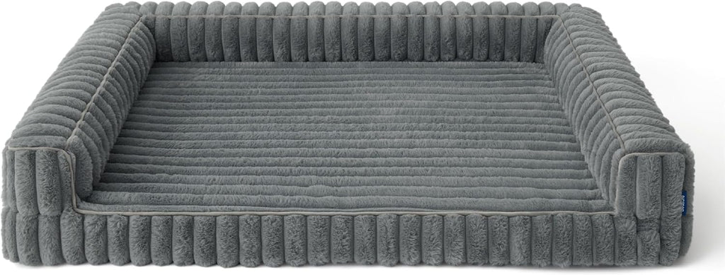 bedsure comfyfleece® memory foam orthopedic dog beds large, view 11