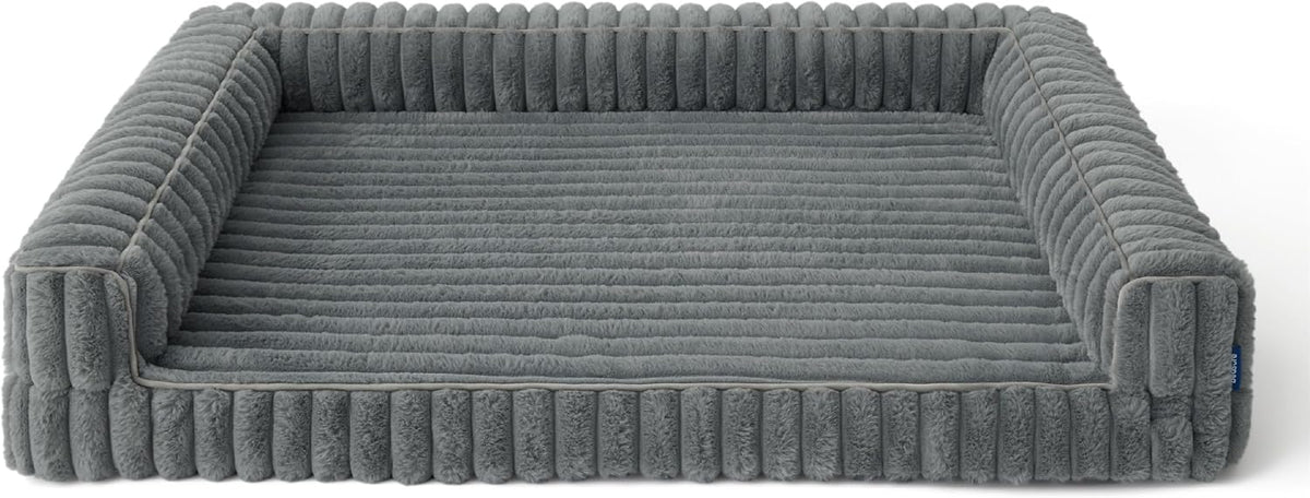 bedsure comfyfleece® memory foam orthopedic dog beds large, view 11