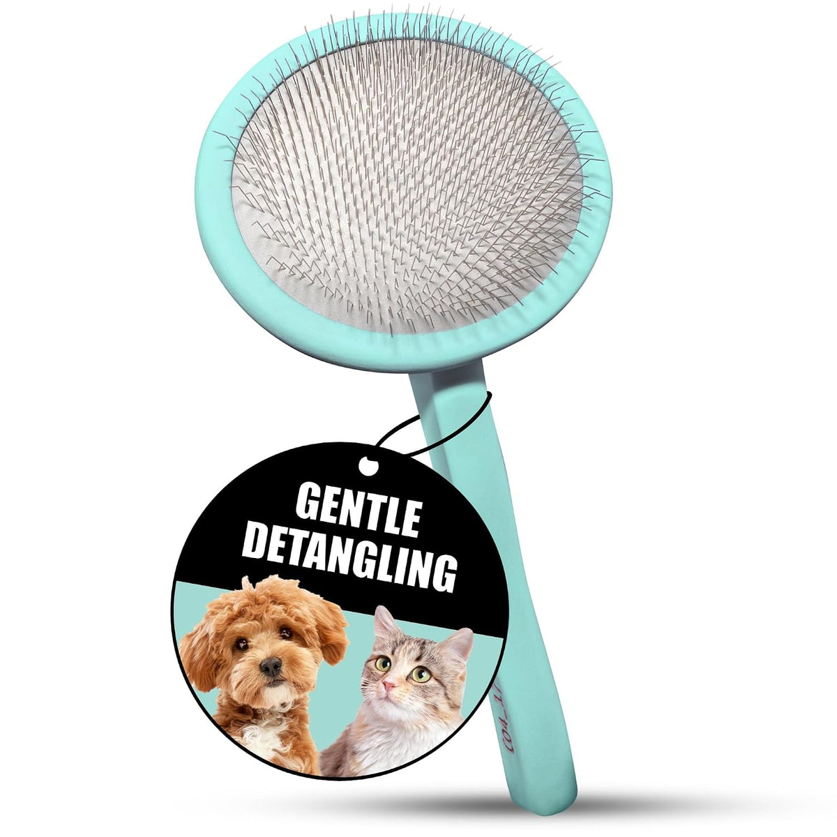 tauro pro line deshedding wooden brush for dogs, main product view