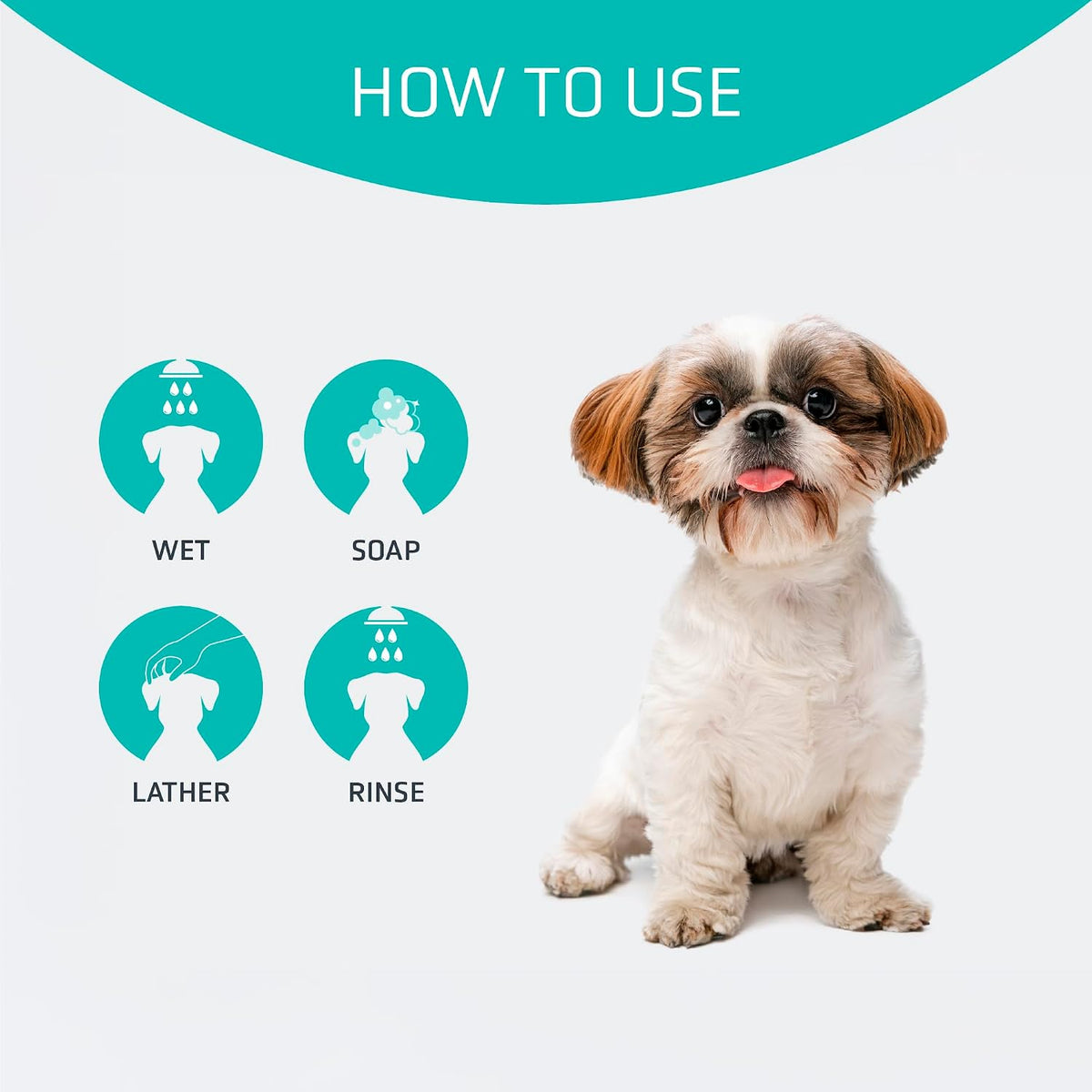 artero tsunami vinegar degreasing dog shampoo 169 fl, close-up detail