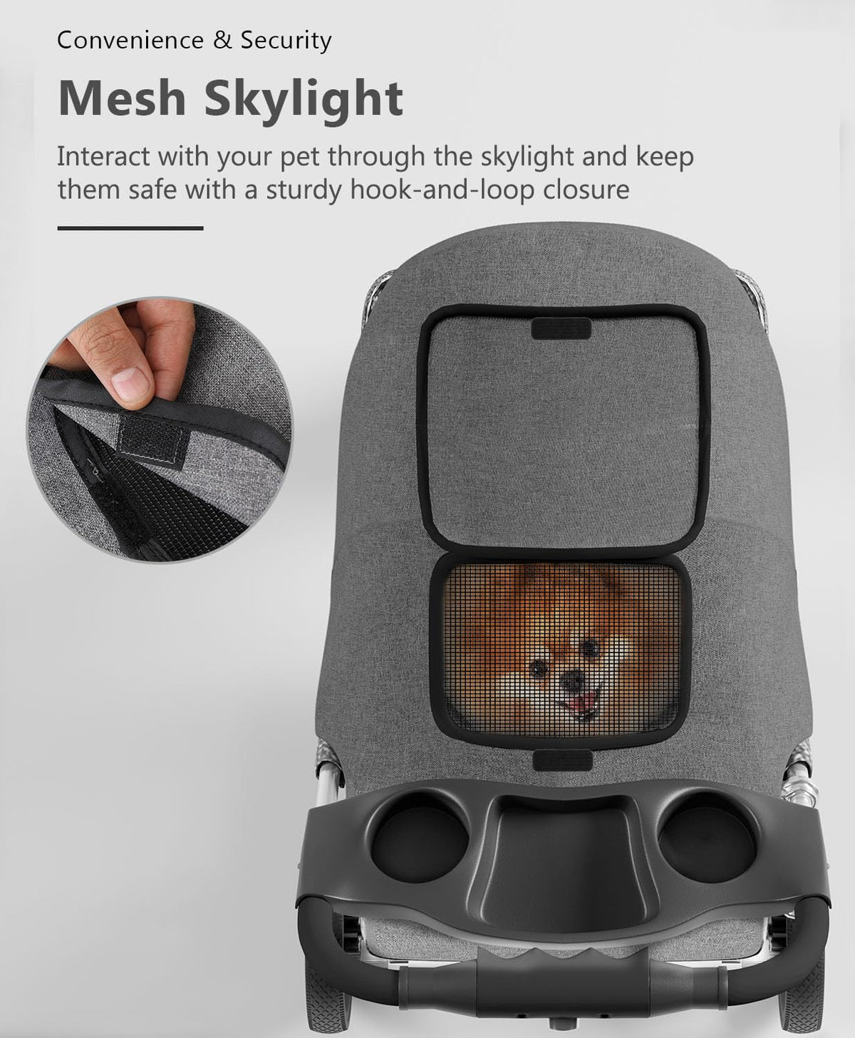 os motor 3 wheels pet stroller for small, package contents