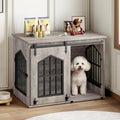 mahancris dog crate furniture, 31.5" farmhouse dog kennel, main product view
