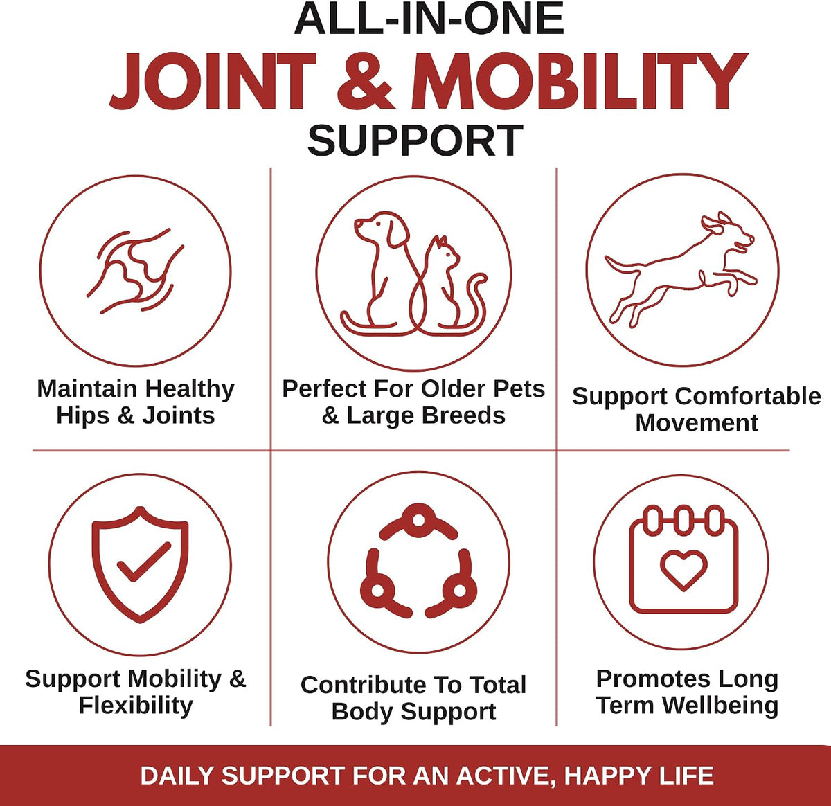 hip and joint supplement for dogs and cats shown in use