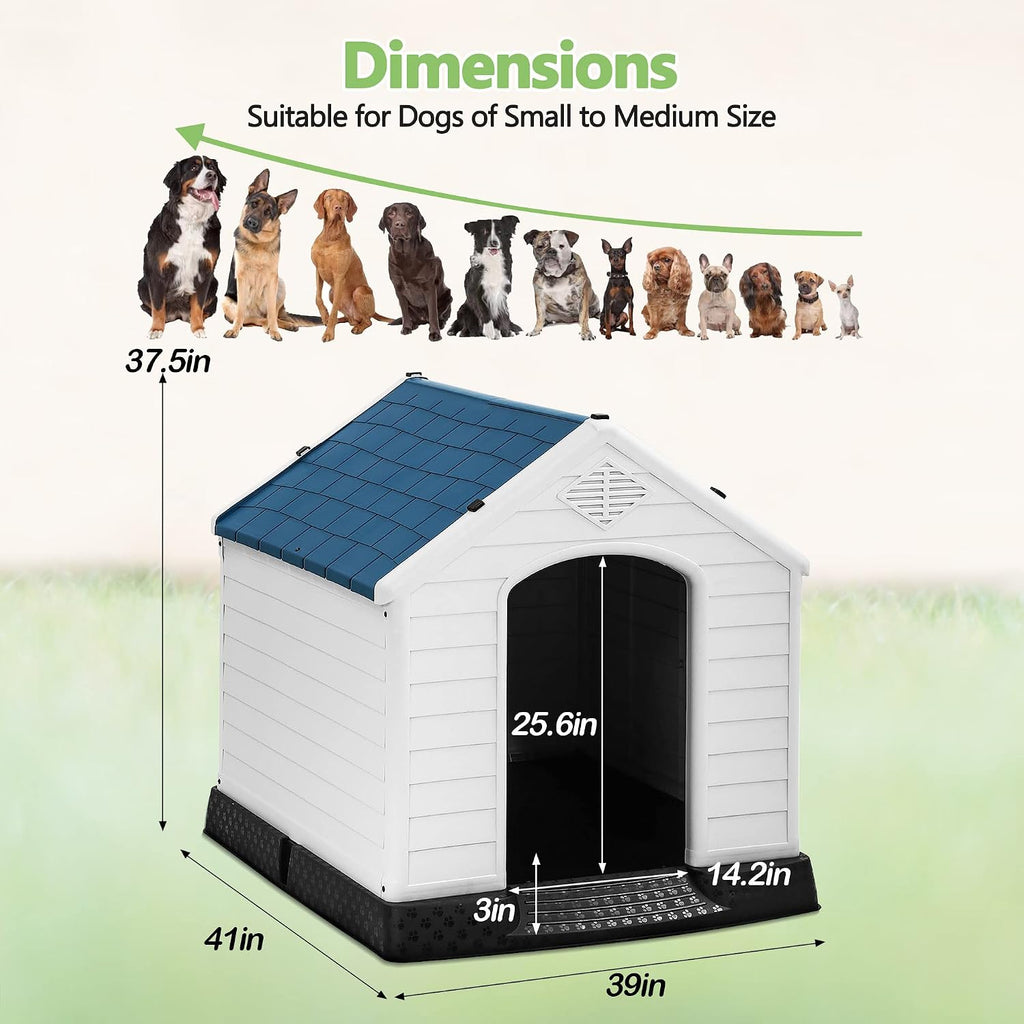 extra large dog houses for small medium dogs on a desk or shelf