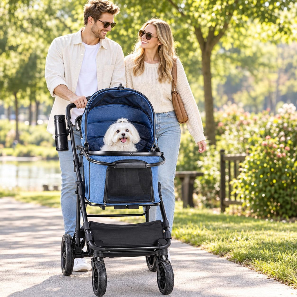 mamizo pet stroller for medium dogs up to, close-up detail